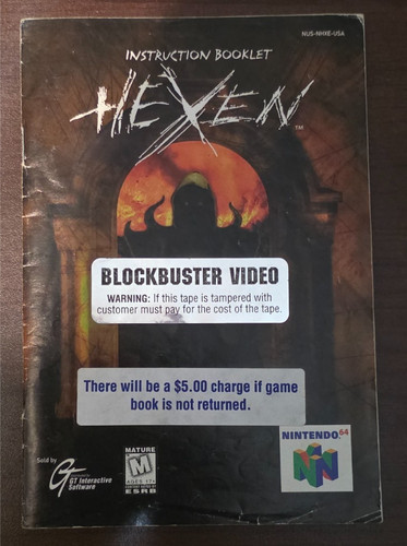 Hexen nintendo n64 - nintendo,